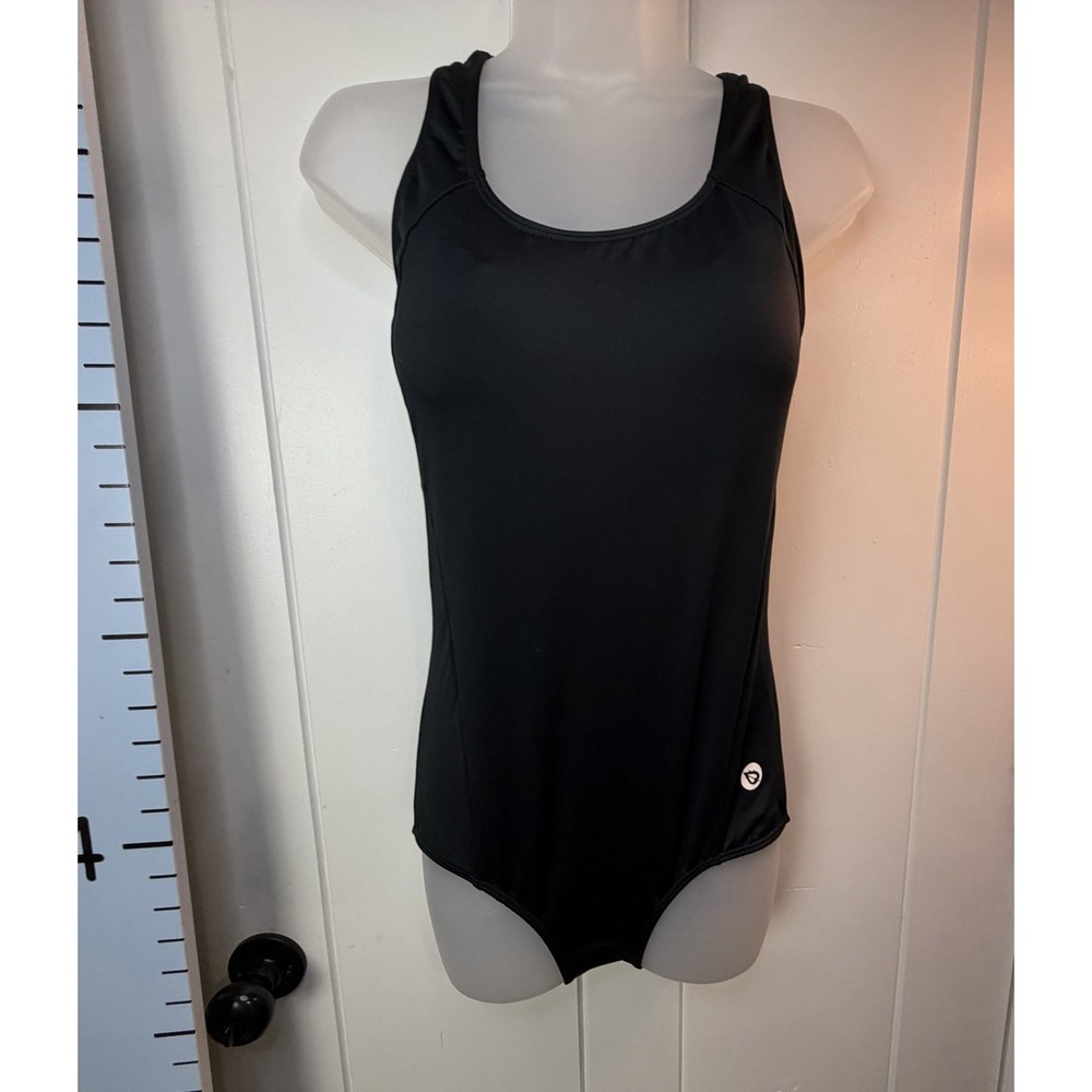 Baleaf Racerback 1 PC Swimsuit Womens 36 Black Slimming 50+ UPF Modest